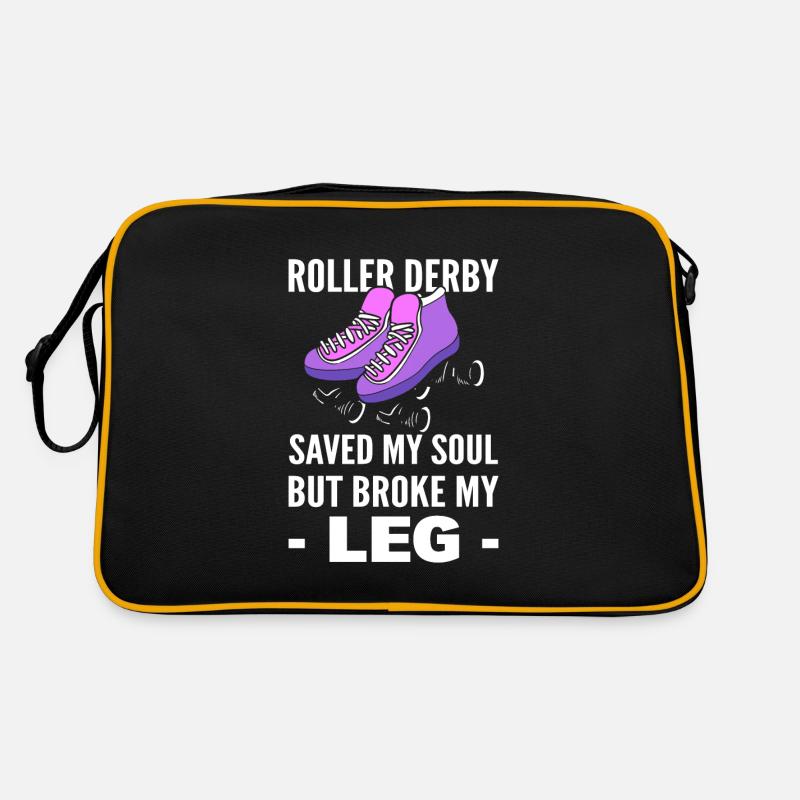 Roller Derby Skates Skater Retro Tasche