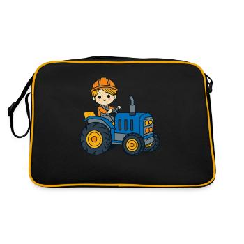 Tracteur Jeunes Enfants - Sac Retro - noir/or - Dos