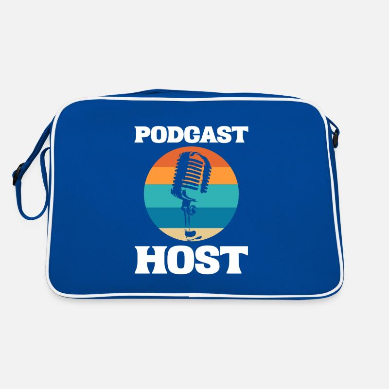 Podcast Host Podcast-Host Retro Tasche