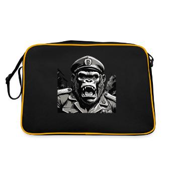 General Gorilla - Retro Bag - black/gold - Back