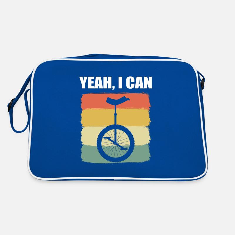 Yeah, I Can Einradfahrer Retro Tasche