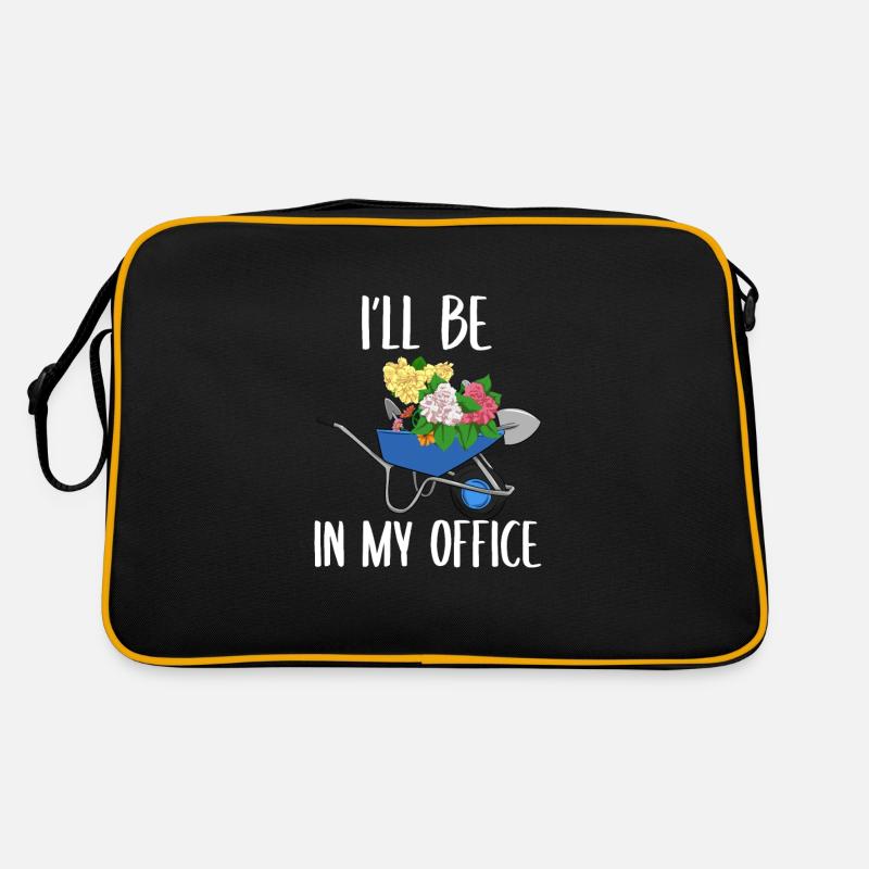 I'll Be In My Office Gärtner Retro Tasche
