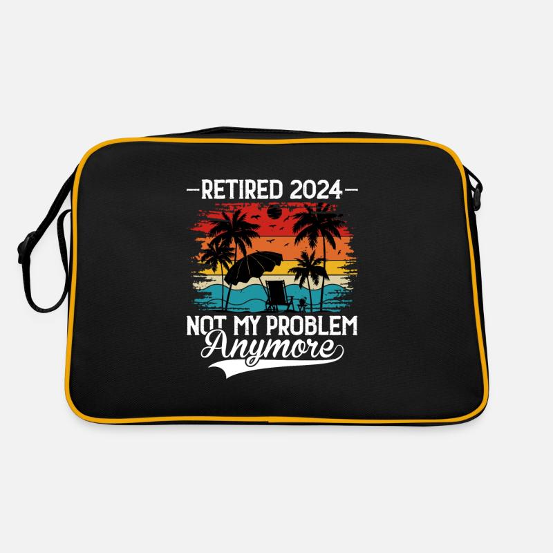 Im Ruhestand 2024 nicht mehr mein Problem Retro Tasche