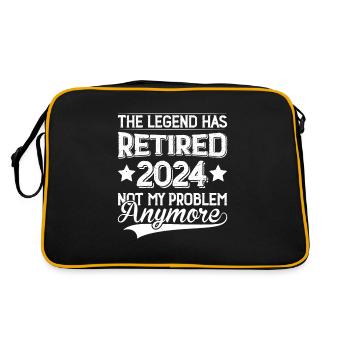 La légende a pris sa retraite 2024 n’est plus mon problème - Sac Retro - noir/or - Dos