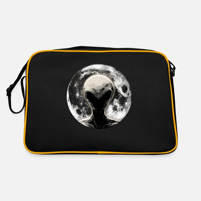 Alien Moonlight Retro Tasche