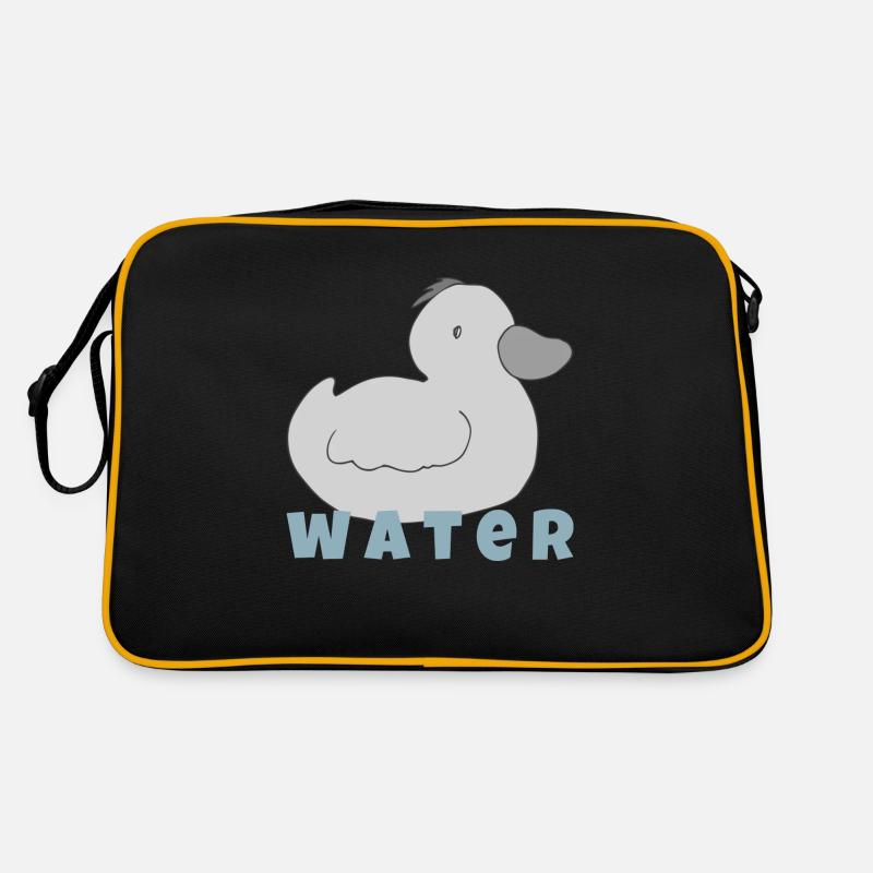 entchen water Retro Tasche