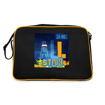 ALL STAR CHEMISTRY - Sac Retro - noir/or - Dos