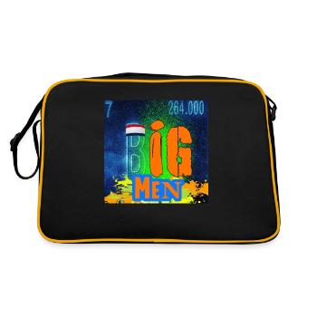 BIG MEN CHEMISTRY - Sac Retro - noir/or - Dos