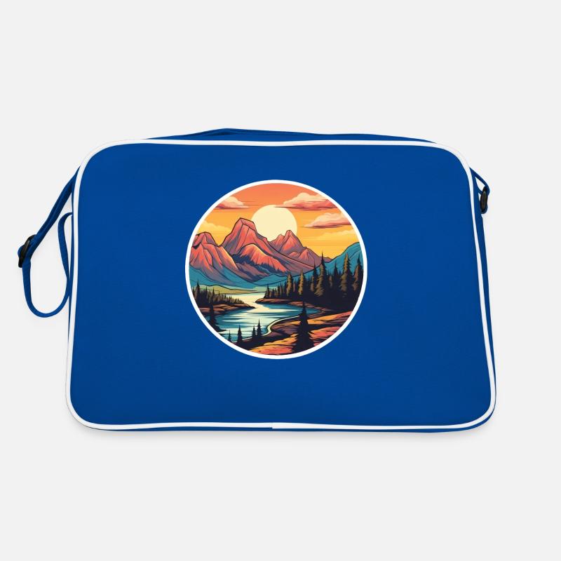 Mountains Retro Bag