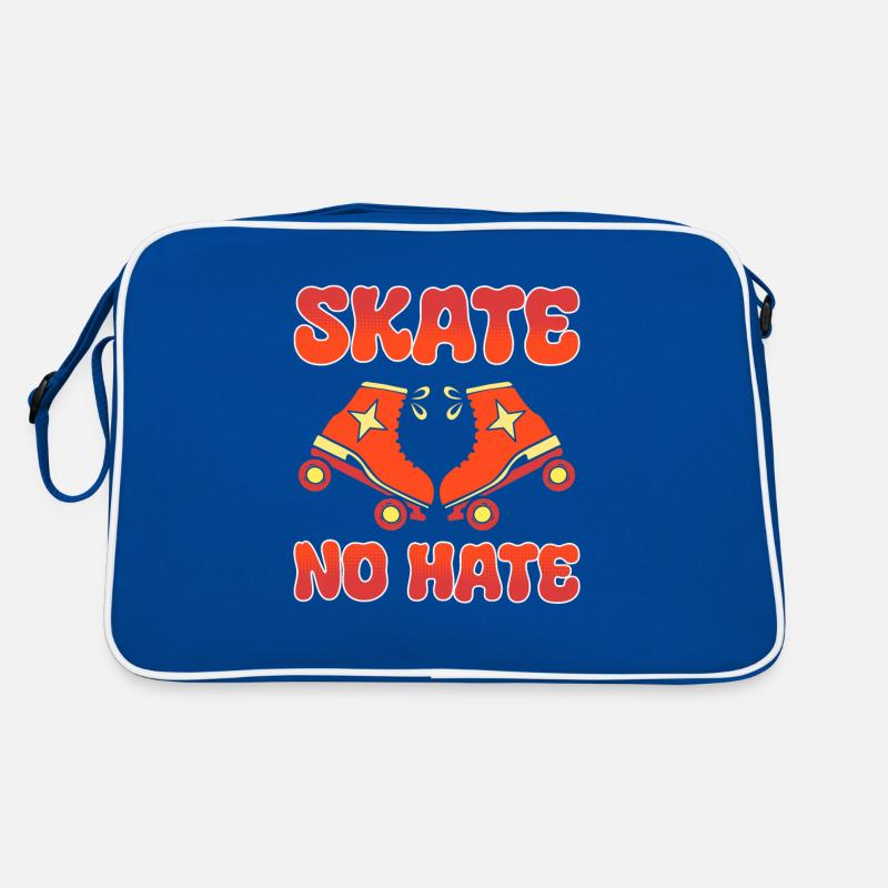 Skate No Hate Rollerblader Retro Tasche