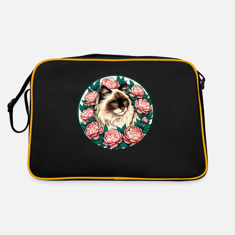 Ragdoll Rasse Katze Retro Tasche