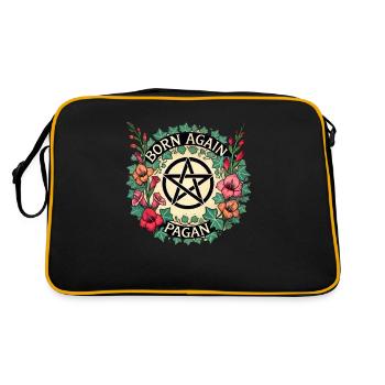 Born Again Pagan - Retro Bag - black/gold - Back