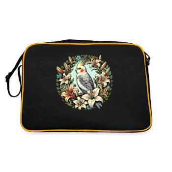 Calopsitte - Sac Retro - noir/or - Dos
