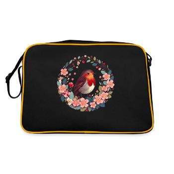 Robin - Retro Bag - black/gold - Back