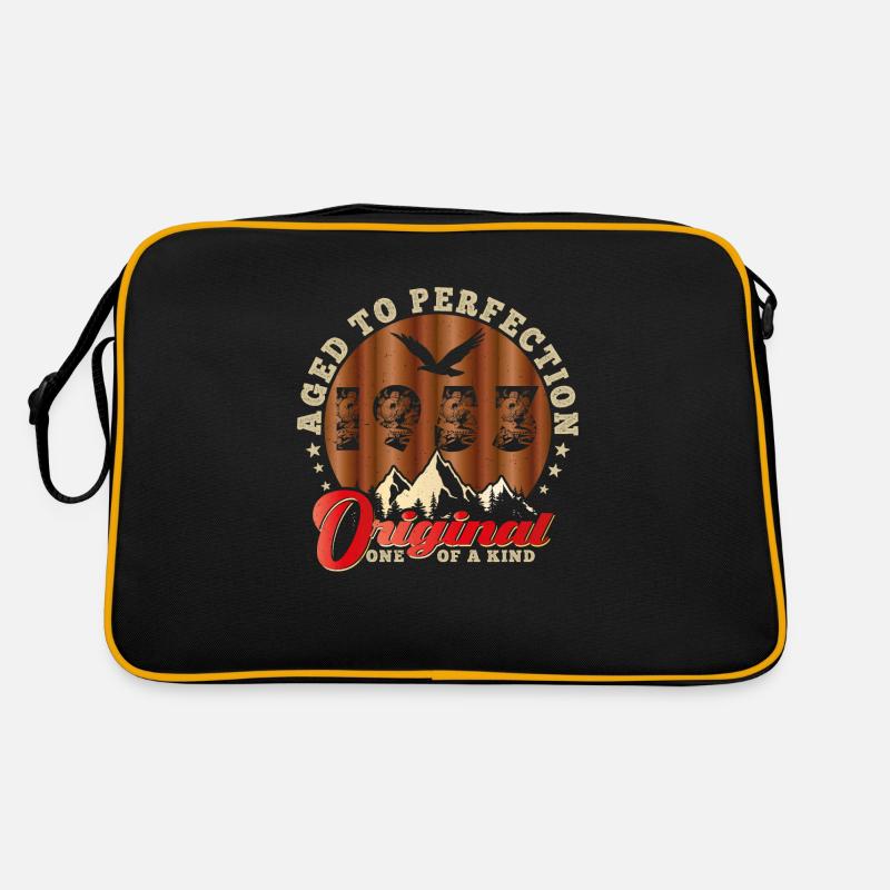 Ikonisches Jubiläum von 1953 Retro Tasche