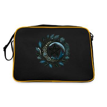 Yule Pentacle - Sac Retro - noir/or - Dos