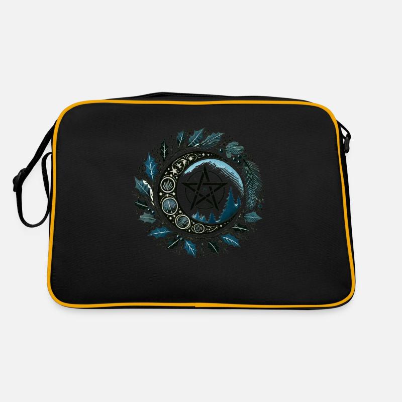 Jul-Pentakel - Retro Tasche - Schwarz/Gold