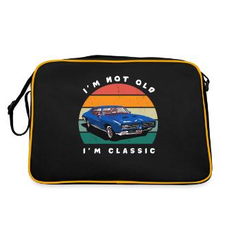 I'm Not Old I'm Classic - Retro Bag - black/gold - Back