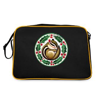 Noël des tamias - Sac Retro - noir/or - Dos
