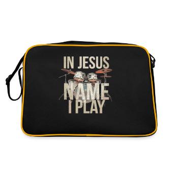 Dynamics in worship - Retro Bag - black/gold - Back