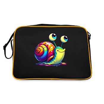 Escargot - Sac Retro - noir/or - Dos