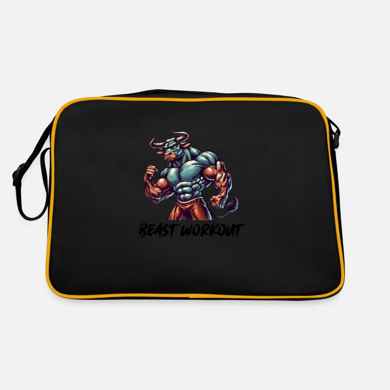 Stier Beast Workout Retro Tasche