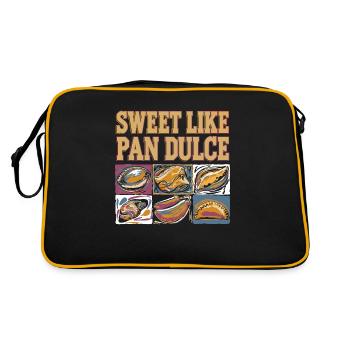 Sweet as Mexican pastries - Retro Bag - black/gold - Back
