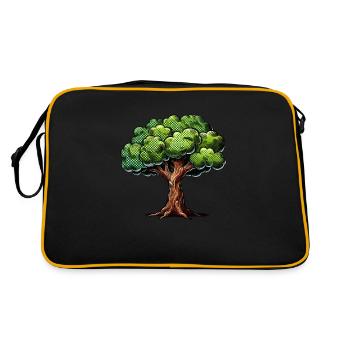 Tree - Retro Bag - black/gold - Back
