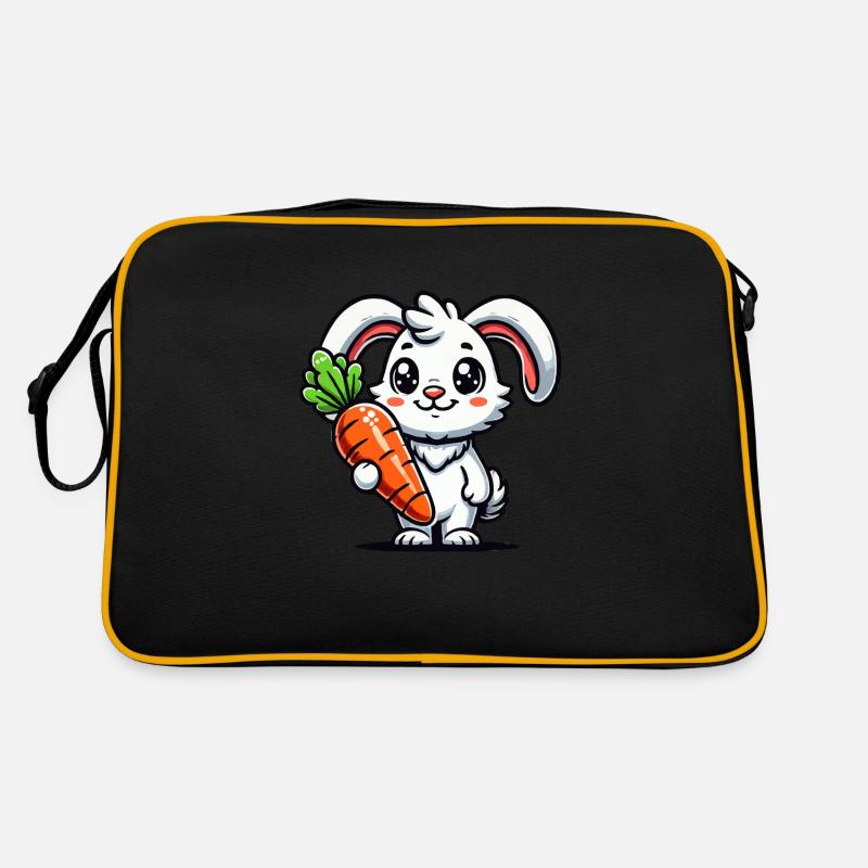 hase rabbit comic Retro Tasche