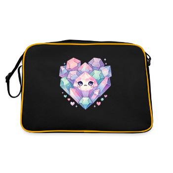 Crystals - Retro Bag - black/gold - Back