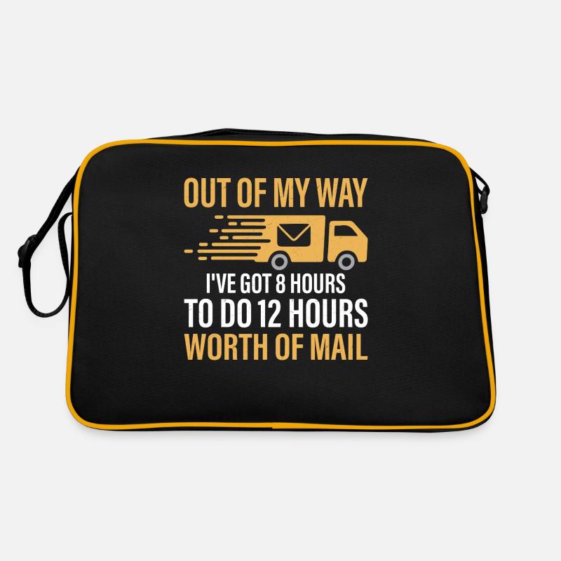 Hors de mon chemin, j’ai 8 heures pour faire Mailman Posta Sac Retro