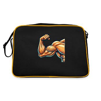 biceps - Retro Bag - black/gold - Back