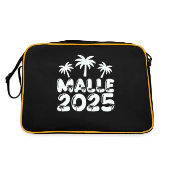 MALLE 2025 - Sac Retro - noir/or - Dos