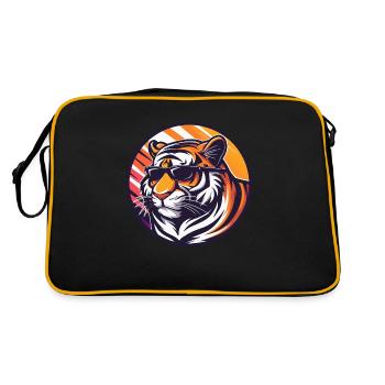Tiger Comic Cool - Retro Bag - black/gold - Back
