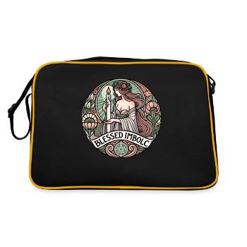 Roue Celtique de l’année Sabbat païen Design - Sac Retro - noir/or - Dos