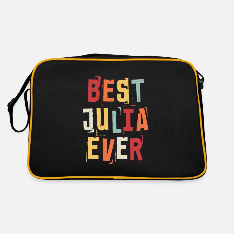 Best Julia Ever Retro First Name Text Saying Retro Bag