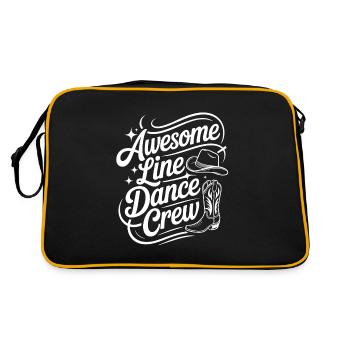 Équipe de danse en ligne Merveilleuse équipe de ligne - Sac Retro - noir/or - Dos