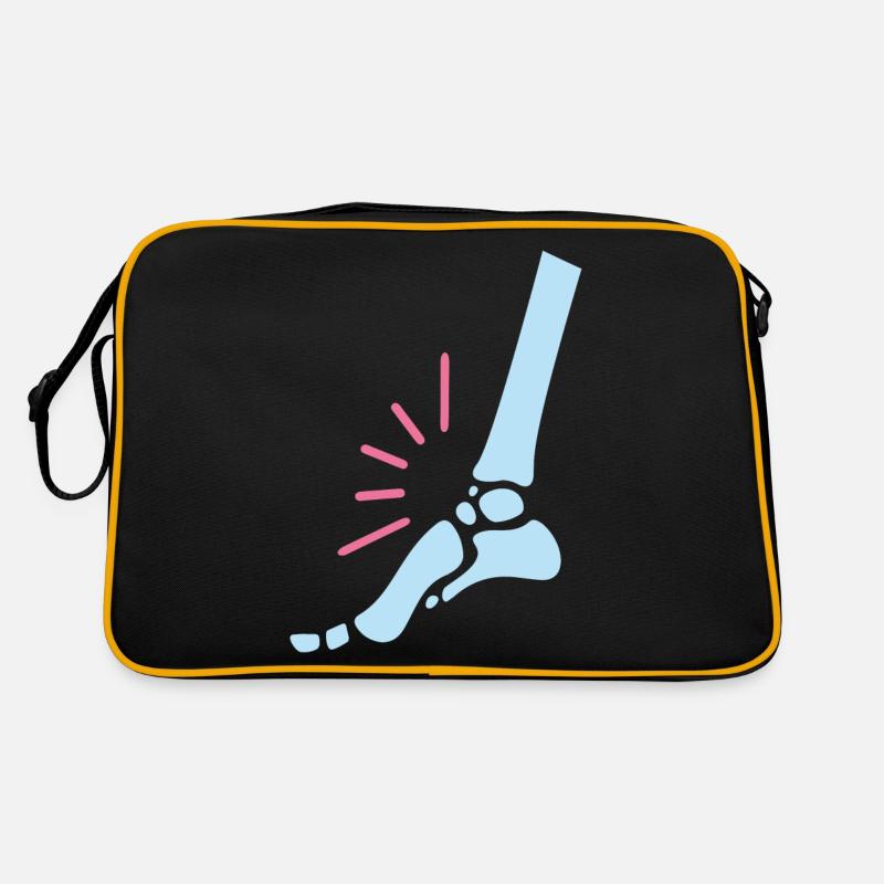 Fußschmerz Retro Tasche