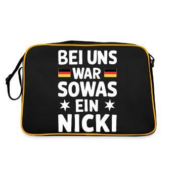 Allemagne de l’Est Est Est RDA de l’Est - Sac Retro - noir/or - Dos