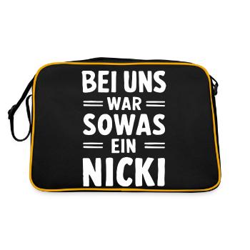Allemagne de l’Est Est Est RDA de l’Est - Sac Retro - noir/or - Dos