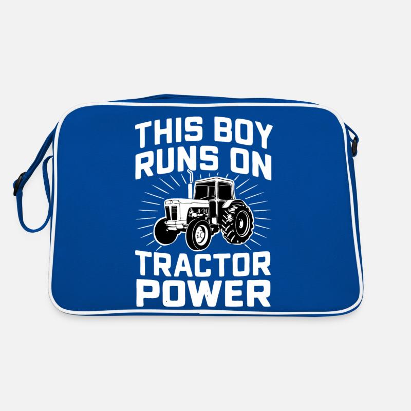 Tractor Farmer Agriculture Tractors Farmer Retro Bag