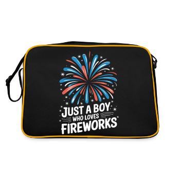Pyrotechnics Fireworks Pyrotechnics - Retro Bag - black/gold - Back