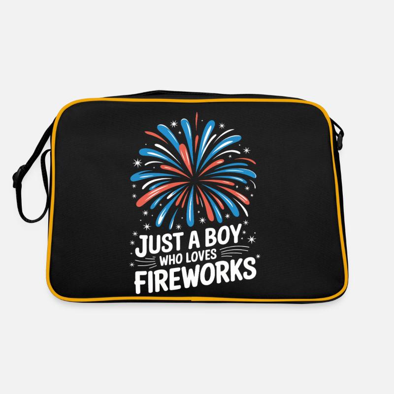Pyrotechnics Fireworks Pyrotechnics Retro Bag