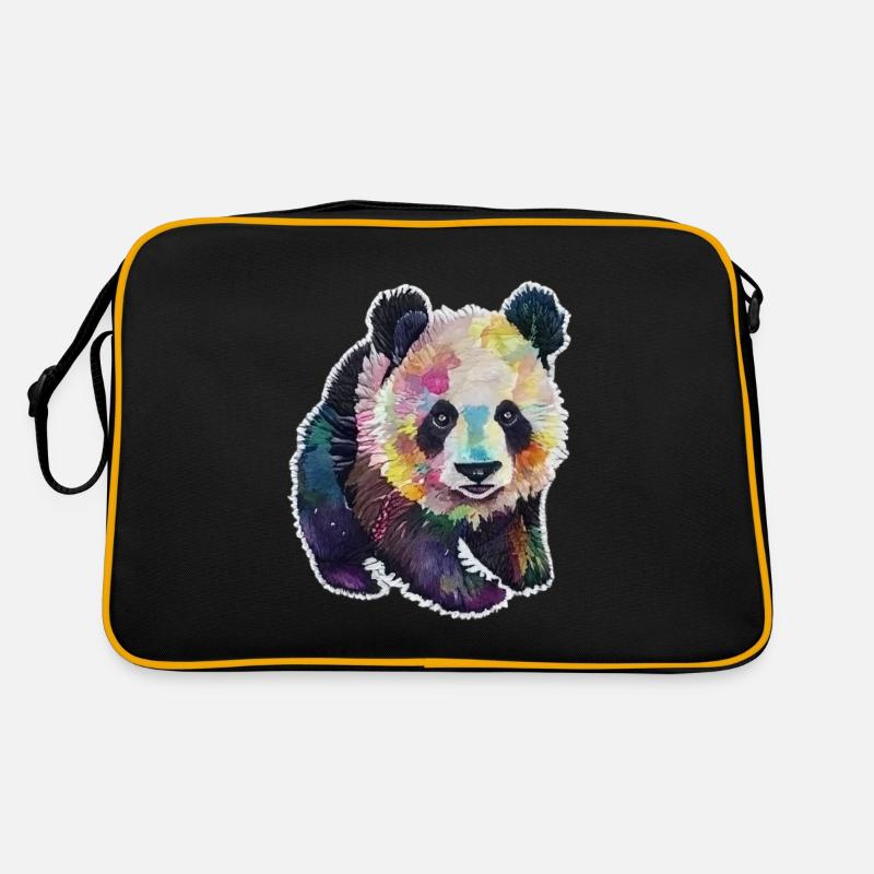 BÉBÉ PANDA AQUARELLE Sac Retro
