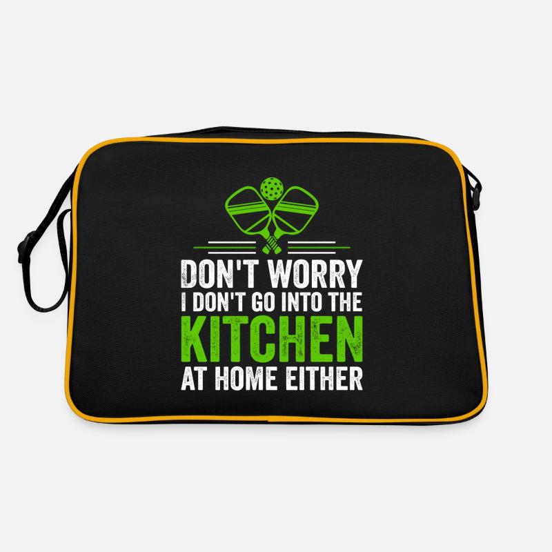 Don't Worry I Don't Go Into The Kitchen Sac Retro