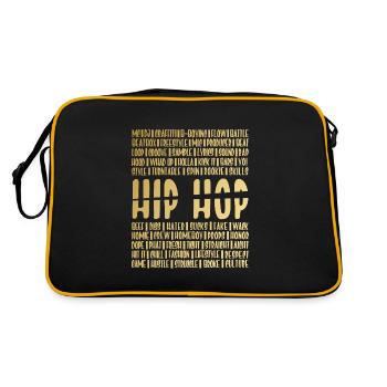Hip Hop Jargon - Sac Retro - noir/or - Dos