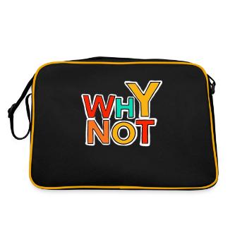 Why not - Retro Bag - black/gold - Back
