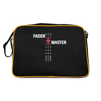 FADER MASTER - Retro Tasche - Schwarz/Gold - Hinten