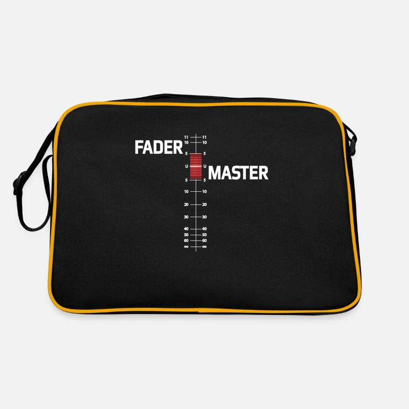 FADER MASTER - Retro Tasche - Schwarz/Gold