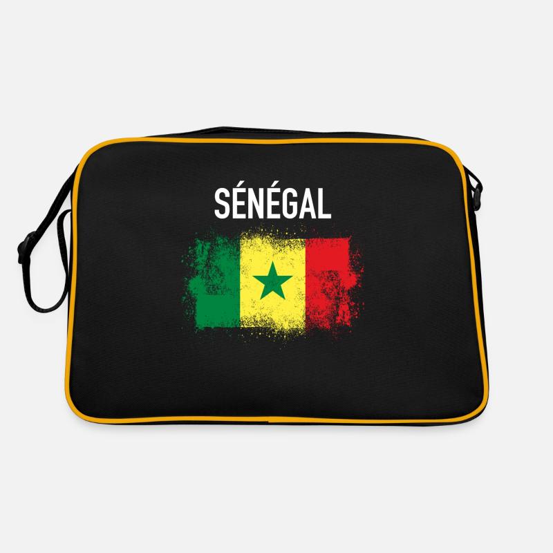 Sénégal - Sac Retro - noir/or